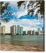 Miami Skyline Canvas Print