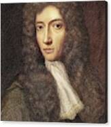 1739 Robert Boyle Portrait Colour Canvas Print
