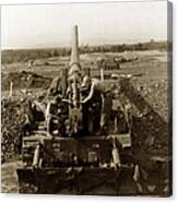 175mm Self Propelled Gun C 10 7-15th Field Artillery Vietnam 1968 Canvas Print