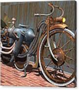 1899 Inline Steam Trike Canvas Print