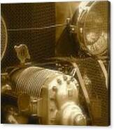 1931 Bentley 4.5 Liter Supercharged Le Mans Front Grill Canvas Print