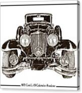 Cord L 29 Cabriolet 1931 Canvas Print