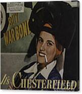 1940's Chesterfield Add Canvas Print