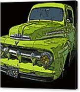 1951 Ford Pickup Truck Canvas Print