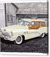 1953 Buick Estate Wagon Woody Canvas Print