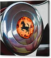 1955 Ferrari 250 Europa Gt Pinin Farina Berlinetta Steering Wheel Emblem Canvas Print