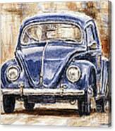 1960 Volkswagen Beetle Canvas Print