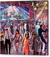 1960's Dance Scene Canvas Print