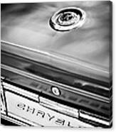 1964 Chrysler 300k Convertible Emblem -3529bw Canvas Print