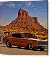 1966 Dodge Charger 500 Canvas Print