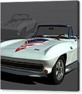 1967 Chevrolet Corvette Stingray Convertible Canvas Print