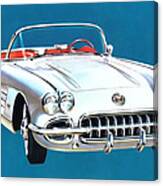 1958 Corvette Canvas Print