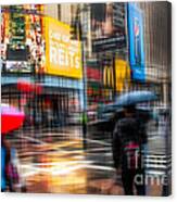 A Rainy Day In New York Canvas Print