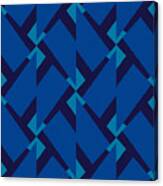 Abstract Retro Pattern Vector Canvas Print