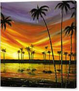 Another Sunset In Paradise #1 Canvas Print