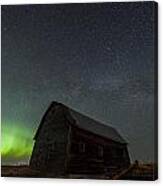 Barn Aurora #2 Canvas Print