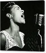 Billie Holiday Canvas Print