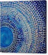 Blue Kachina Original Painting Canvas Print