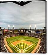 Comiskey Park Night Game #2 Canvas Print