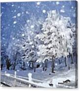 First Snow #2 Canvas Print