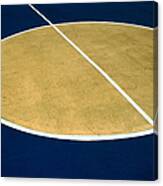 Geometry On The Basketball Court Canvas Print