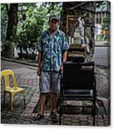 Hanois Street Style Barbers #2 Canvas Print