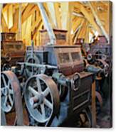 Historic Flour Mill Machinery #2 Canvas Print