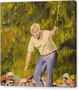 Jack At The Masters #2 Canvas Print