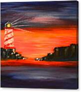 Lighthouse Bay #2 Canvas Print
