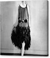 Marion Morehouse Wearing A Louiseboulanger Dress #2 Canvas Print