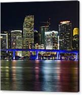 Miami Downtown Skyline Canvas Print