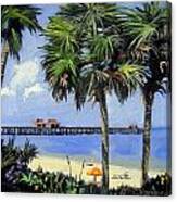 Naples Pier Naples Florida Canvas Print