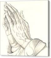Praying Hands #2 Canvas Print