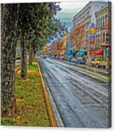 Rainy Day In Hot Springs Arkansas #2 Canvas Print