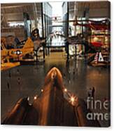 Sr71 Blackbird At The Udvar Hazy Air And Space Museum #2 Canvas Print