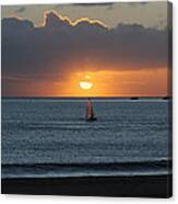 Sunset Sail #2 Canvas Print