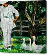 The Five Ducks #2 Canvas Print