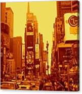 42nd Street And Times Square Manhattan Canvas Print