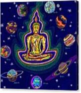 United Planets Of Buddha #2 Canvas Print