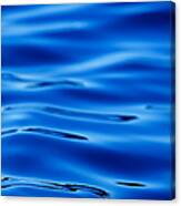 Blue Water - Art Photography Abstract Canvas Print