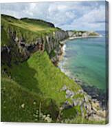 White Bay, West Of Ballintoy, Antrim #2 Canvas Print