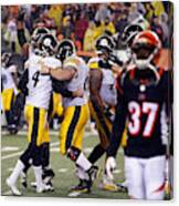 Wild Card Round - Pittsburgh Steelers V Cincinnati Bengals #2 Canvas Print