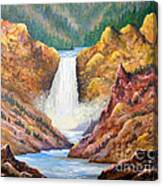 Yellowstone Falls #1 Canvas Print