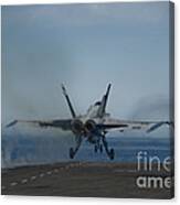 An Fa-18c Hornet Launches #23 Canvas Print