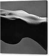 2465 Suspended Pelvis Black And White Nude Canvas Print