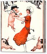 1920s France La Vie Parisienne Magazine #262 Canvas Print
