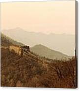 Great Wall Sunset Panorama #3 Canvas Print