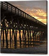 Pier Myrtle Beach Sc #3 Canvas Print