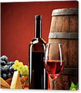 Red Wine Composition #3 Canvas Print