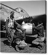 Wwii: Tuskegee Airmen, 1945 #3 Canvas Print